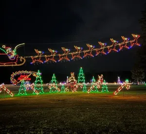 Quick Response Restoration Christmas lights display